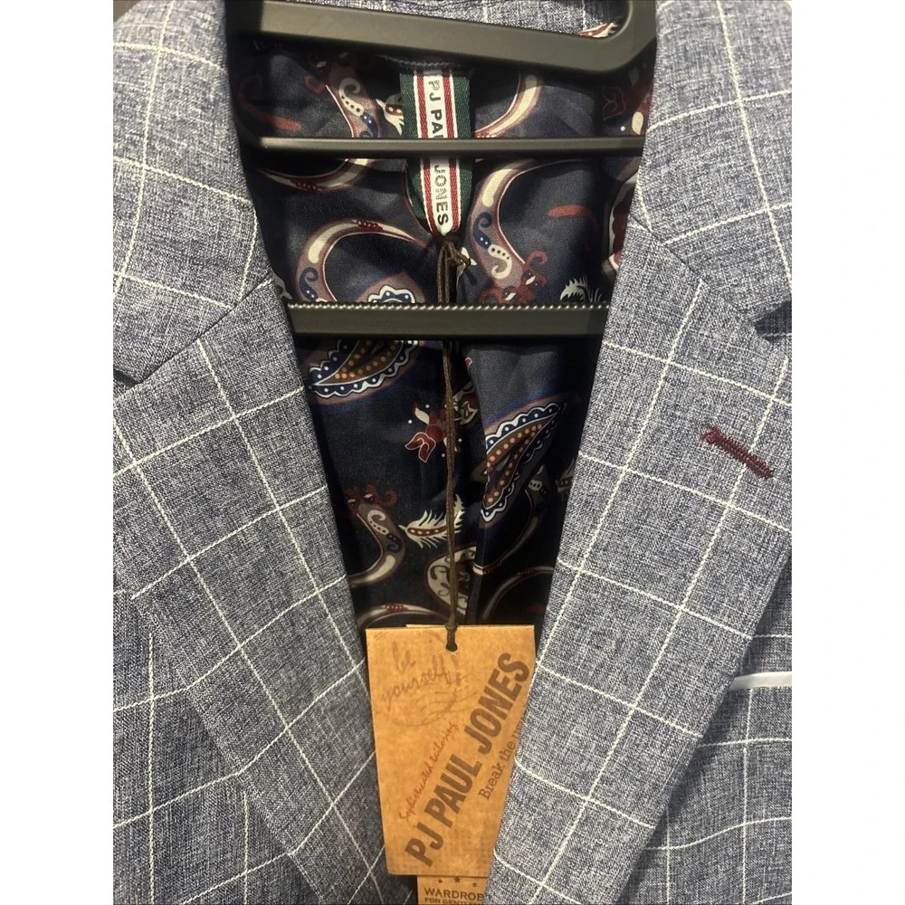 PAUL JONES‎ Mens Casual Sport Coats Two Buttons Lightweight Blazer XL
